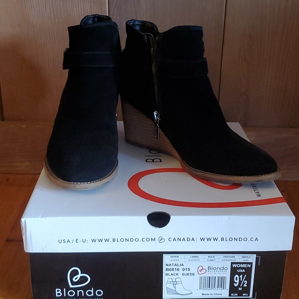 Black Suede booties